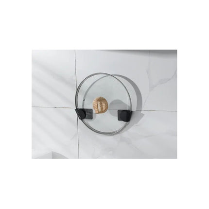 Soporte Autoadhesivo Para Tapas De Ollas Por Par
