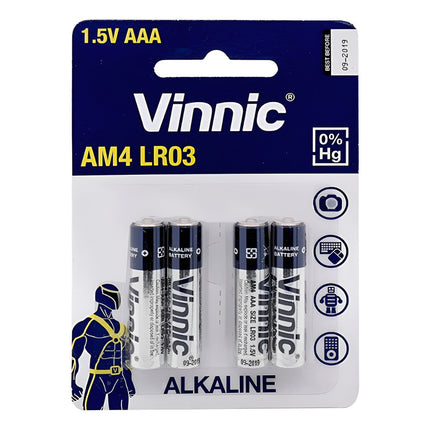 Pila Aaa Alcalina Vinnic X 4