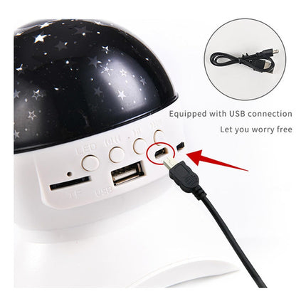 Veladora Lampara Parlante Infantil Luces Inalambrico Musica  V V