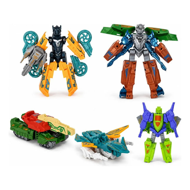 Set De Robots Transformables 5pcs Ty372940b A
