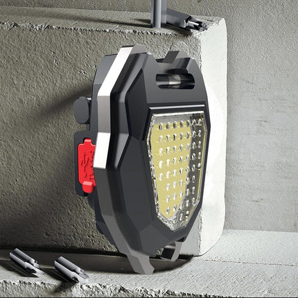 Linterna Recargable Encendedor De Bolsillo 6 Modos De Luz Blanco Negro