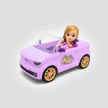 Muñeca En Auto Violeta Ty372824a Violeta