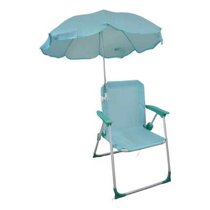 Silla Plegable Infantil Con Sombrilla  Verde Verde