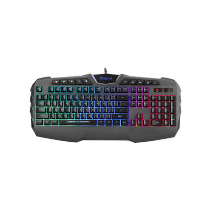 Kit Teclado Y Mouse Gamer Xtrike Me Mk-880 B Negro