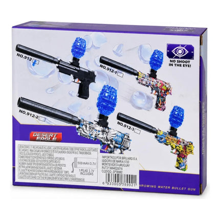 Pistola Recargable Con Balines De Hidrogel Sp38992 Negro