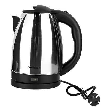 Jarra Electrica De 2l En Acero Inoxidable Scarlett Plateado/negro