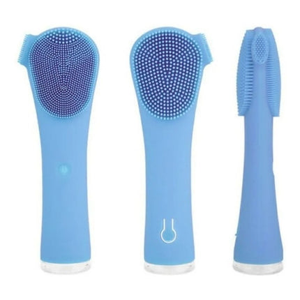 Masajeador Limpiador Cepillo Facial Cutis Nariz Maquillaje  Rosa Y Azul