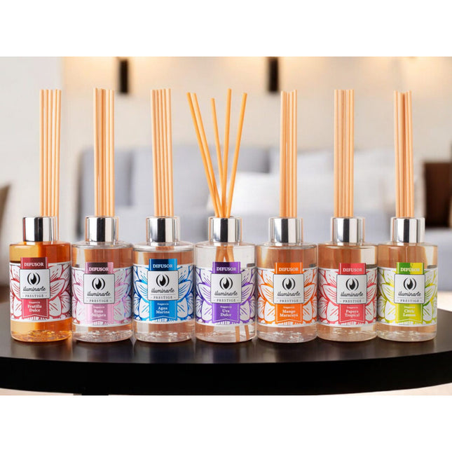 Difusor Iluminarte 125 Ml Con Baritas De Bamboo