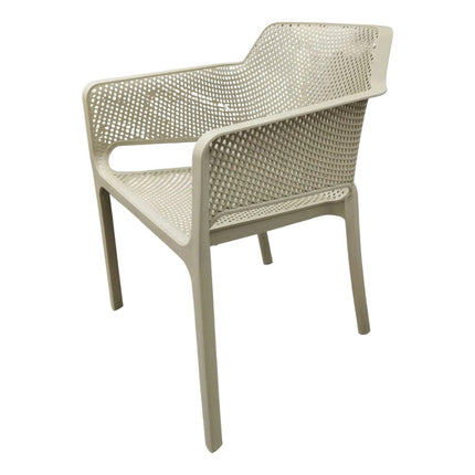 Silla Poltrona De Plástico Con Apoya Brazo
