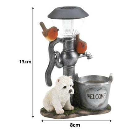 Foco Solar Led Adorno Exterior 3 Diseños Animales