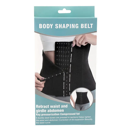 Faja Reductora Abdominal Alta Compresión Y Transpirables Negro Xl