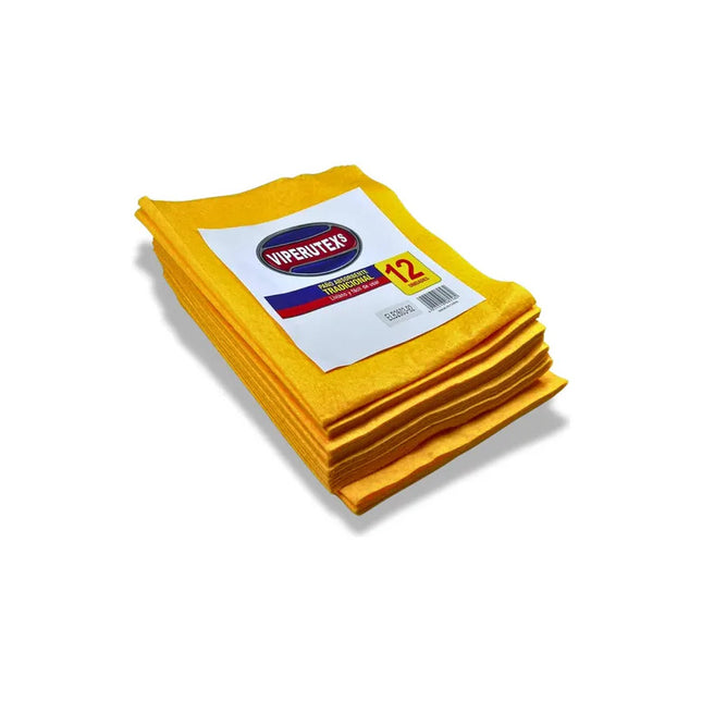 Paños Absorbente Multiuso 35x40 X12 Unidades Amarillo