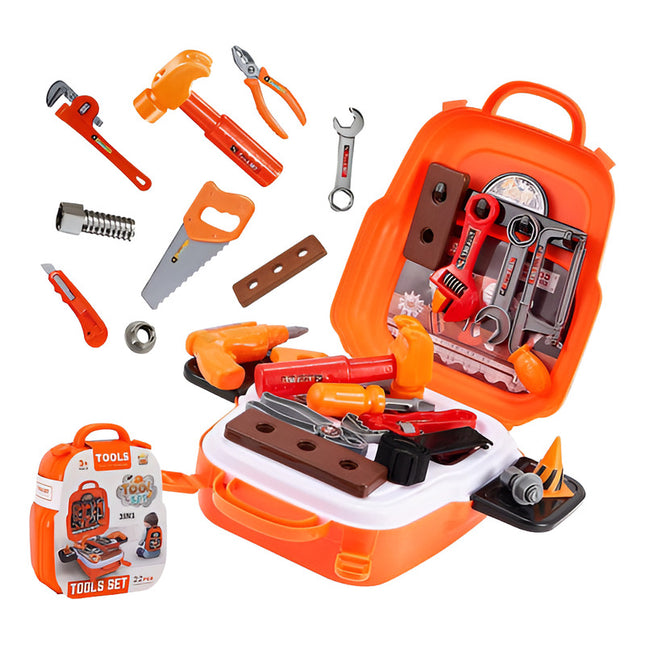 Caja De Herramienta Mochila Infantil Juguete