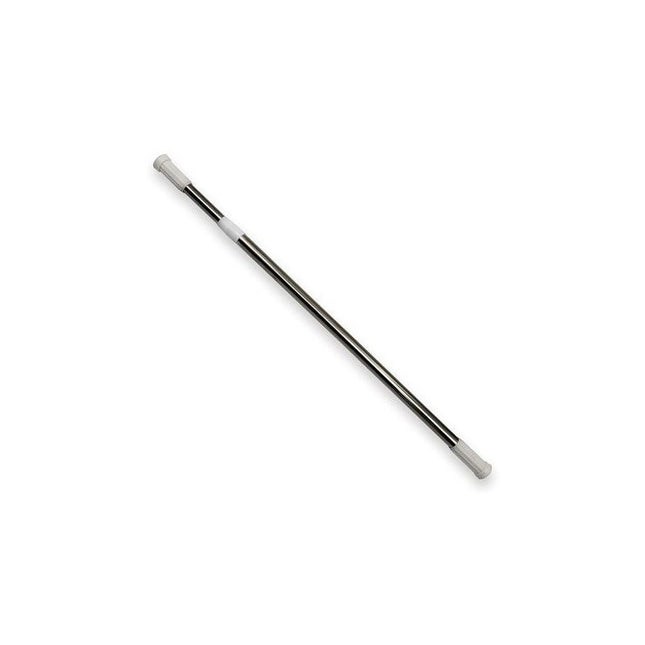 Palo Barrote Extensible Cortina De Baño 70-120 Cm Acero Inox Plateado