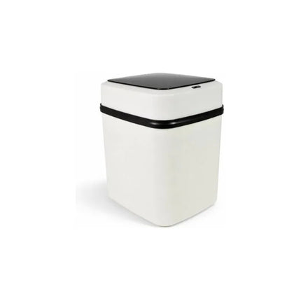 Papelera Automática Con Sensor  8 Litros A Pila Blanco
