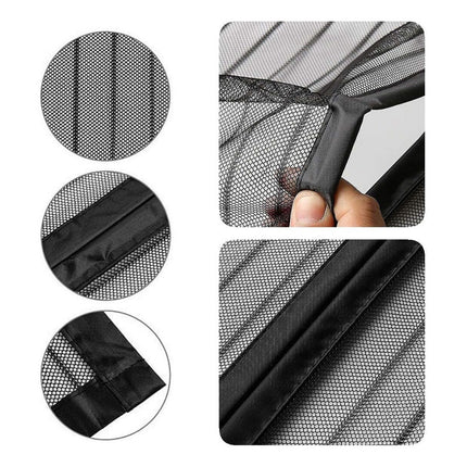 Cortina Malla Mosquitero No + Insectos - Puertas - Ventanas Negro