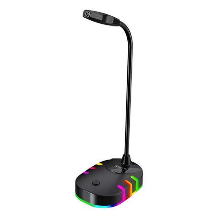 Microfono Para Pc Gamer Xtrike Me Xmc-02 Rgb  Negro