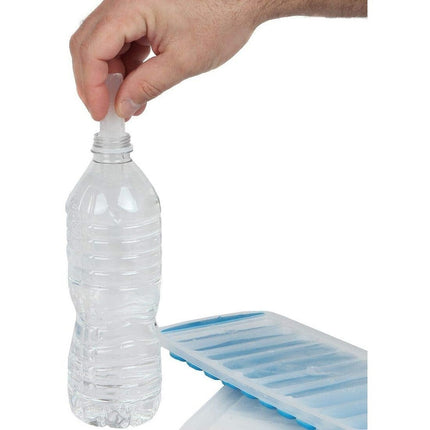 Molde Hielera Silicona Hielo Ideal P/botella Negro