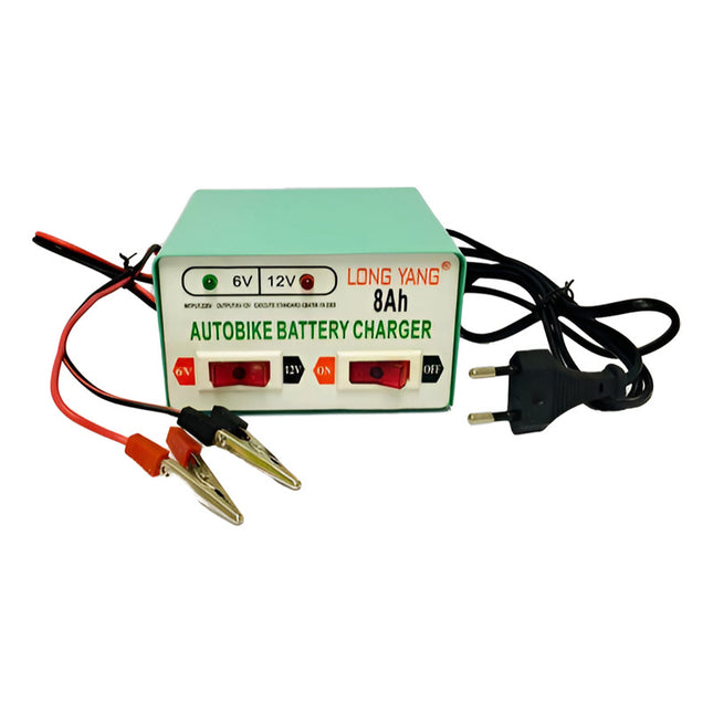 Cargador De Batería  8 Amper   6 Y 12 Volt