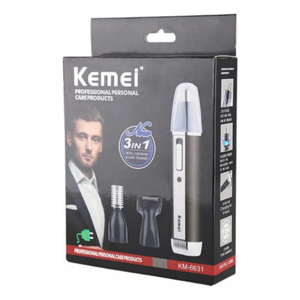 Depiladora Rasuradora Vello Nariz Cejas Orejas Recargable Color N