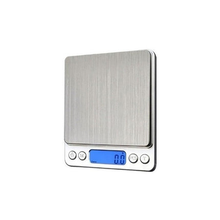 Balanza Digital De Bolsillo Precisión 0,1g - 500g + 2 Bowl Gris