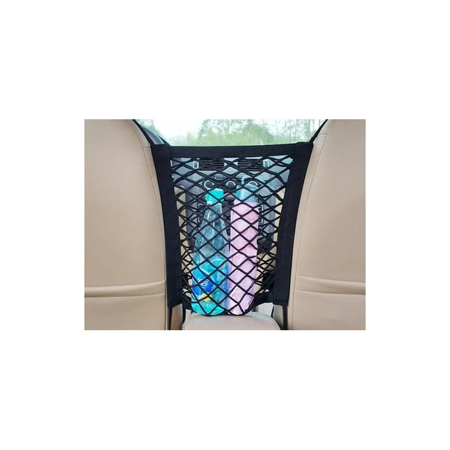 Red De Seguridad Y Contención Para Mascostas Perros En Auto Negro