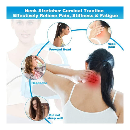 Collarin De Traccion Cervical Y Cuello Soporte Corrector