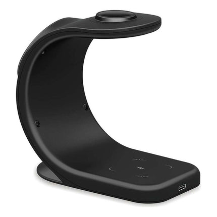 Soporte Cargador Magnetico 3 En 1 Negro Negro