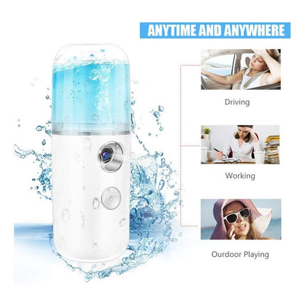 Vaporizador Facial Spray Rociador Hidratante Niebla Usb