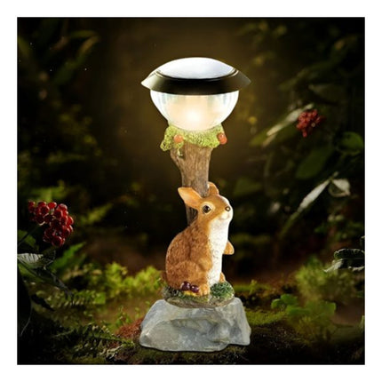 Foco Solar Led Adorno Exterior 3 Diseños Animales