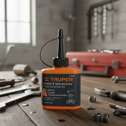 Aceite Lubricante 3 En 1 Multiuso 30ml Truper