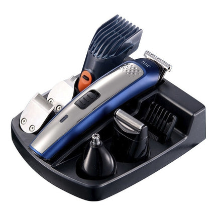 Cortapelo Inalambrica . 8 En 1 Htc At-1207 Waterproof Negro