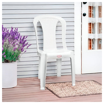 Silla Plastica Color Blanco Nitya Blanco