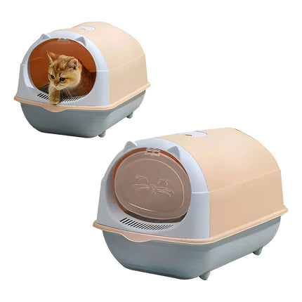 Baño Cerrado Arenero Sanitario Bandeja Gatos C/puerta Pala V