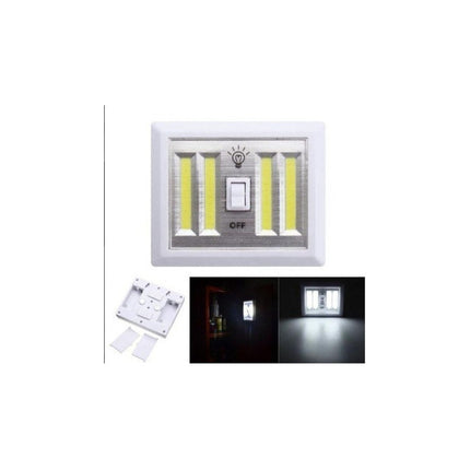 Luz Led Con Llave Tipo Placa Placares Baul Auto  4 Led