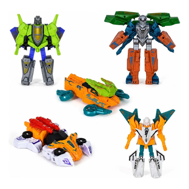 Jueguetes Set De Robots Transformables 5pcs Ty372940a A
