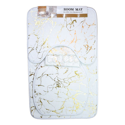 Set De Alfombras Y Cortina De Baño 4pcs