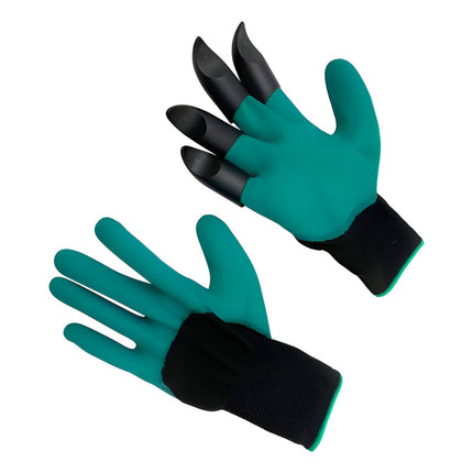 Guantes Para Jardinería, 1 Con 4 Garras Verde Lisa Nunico