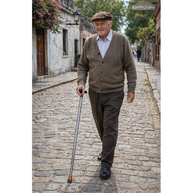 Baston Metal Con Mango 90 Cm Simple V