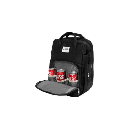Mochila Maternal Con Cuna Cambiador Premiun Negro 1 Negro