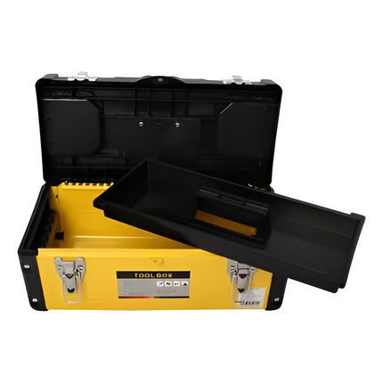 Caja De Herramientas Plástico Con Cerradura Metálica Tl35338 Negro