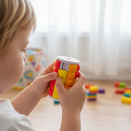 Juguete Puzzle Rompecabezas Rubik Colores Colores