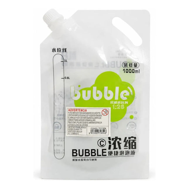Líquido De Burbujas  En Bolsa  1 Litro V