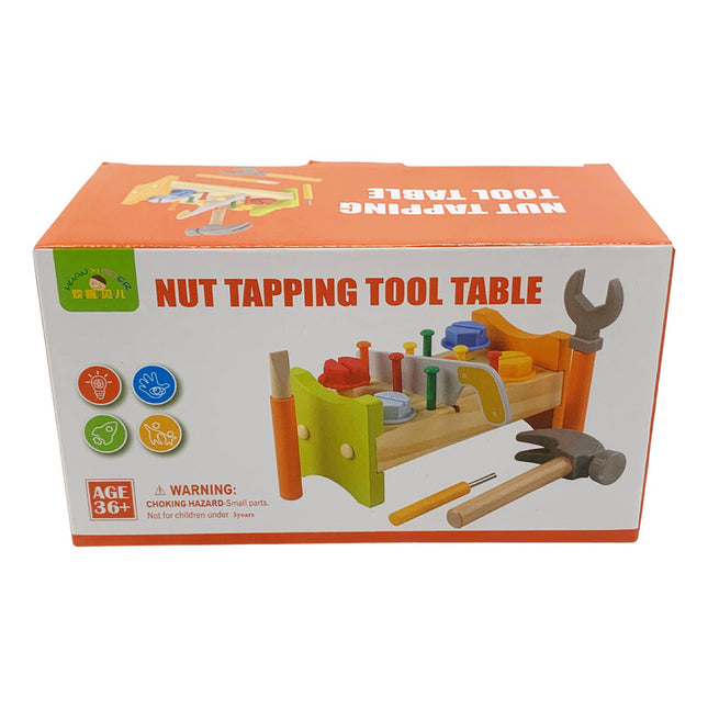 Herramientas Con Banco De Madera Y Accesorios,