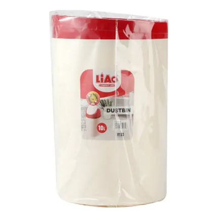 Basurero De Alto 41cm,10lts T130012 Crema