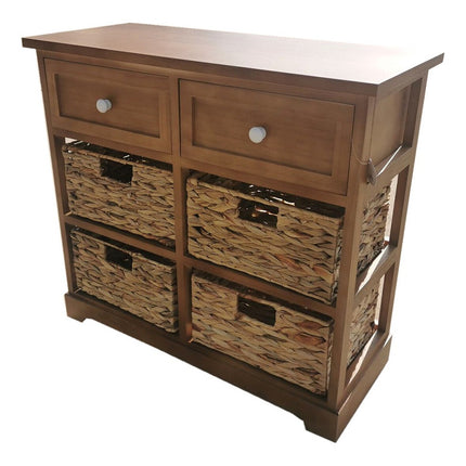 Mueble 2 Cajones 4 Cestos Jacinto 67x29x61cm Miel