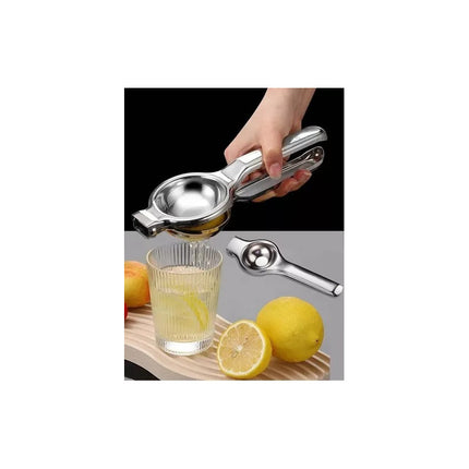 Exprimidor Manual De Frutas En Acero Inoxidable Acero Inoxidable (plateado)
