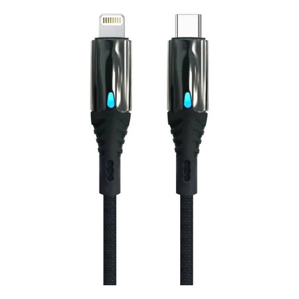 Cable Reforzado De Carga Rapida Ligthing A Tipo C Negro