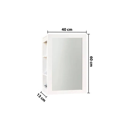 Botiquín Gabinete Para Baño Con Espejo  Estantes V
