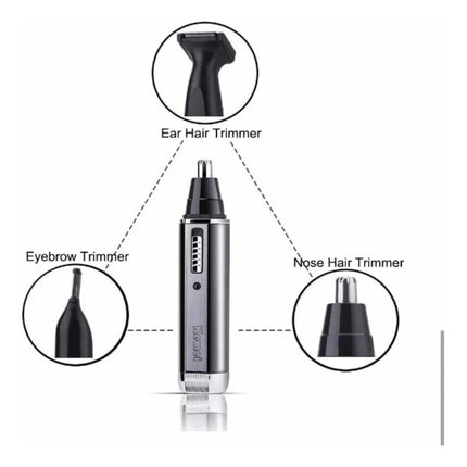 Depiladora Rasuradora Vello Nariz Cejas Orejas Recargable Color N